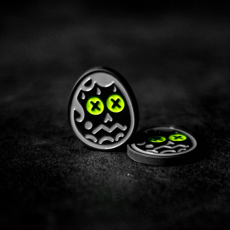 Cerakote Black & Neon Sugar Skull Ball Marker